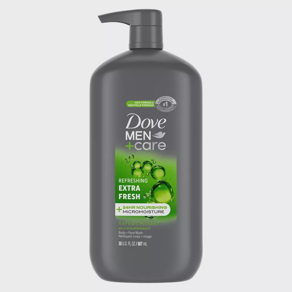 Dove Men+Care Body Wash,  Extra Fresh, 30 oz