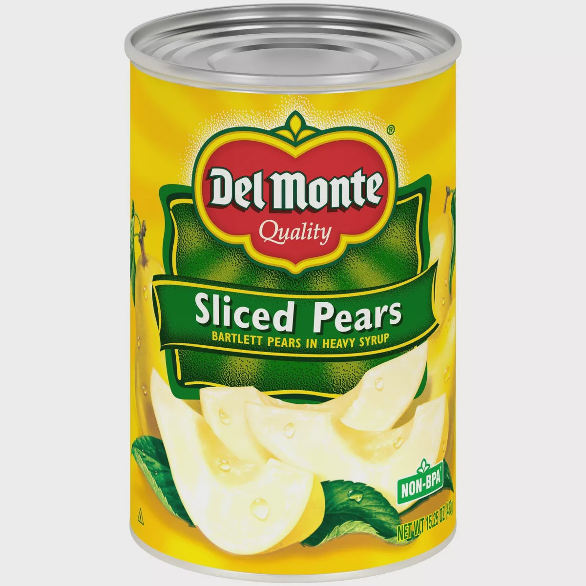 Del Monte Pears, Sliced in Heavy Syrup 15.25oz