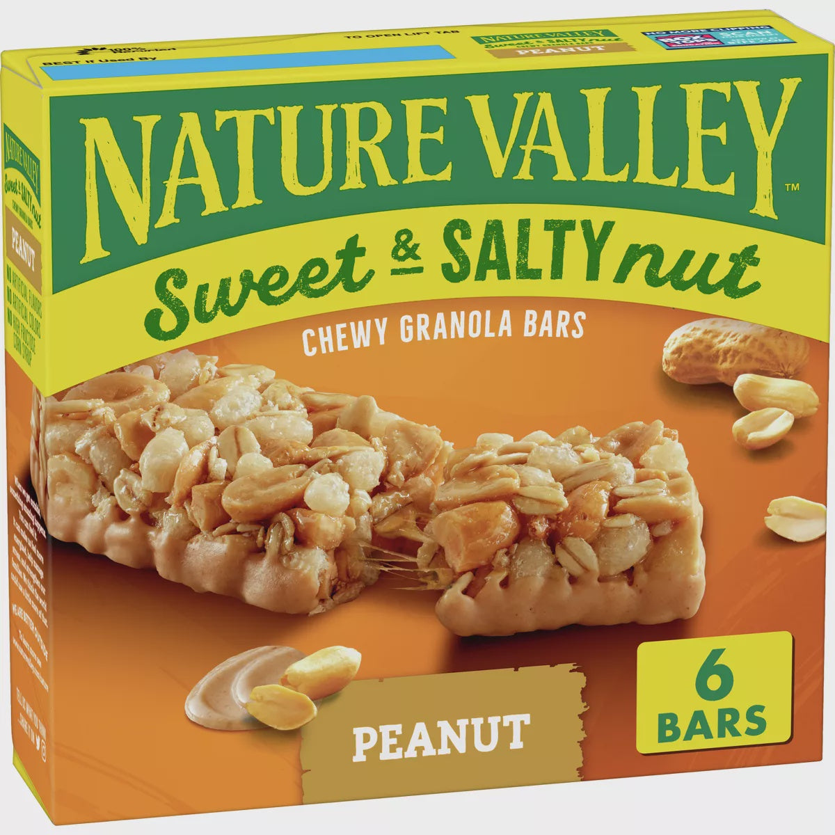 Nature Valley Sweet & Salty Granola Bars, Peanut dipped in Peanut & Almond Butter Coating 5ct