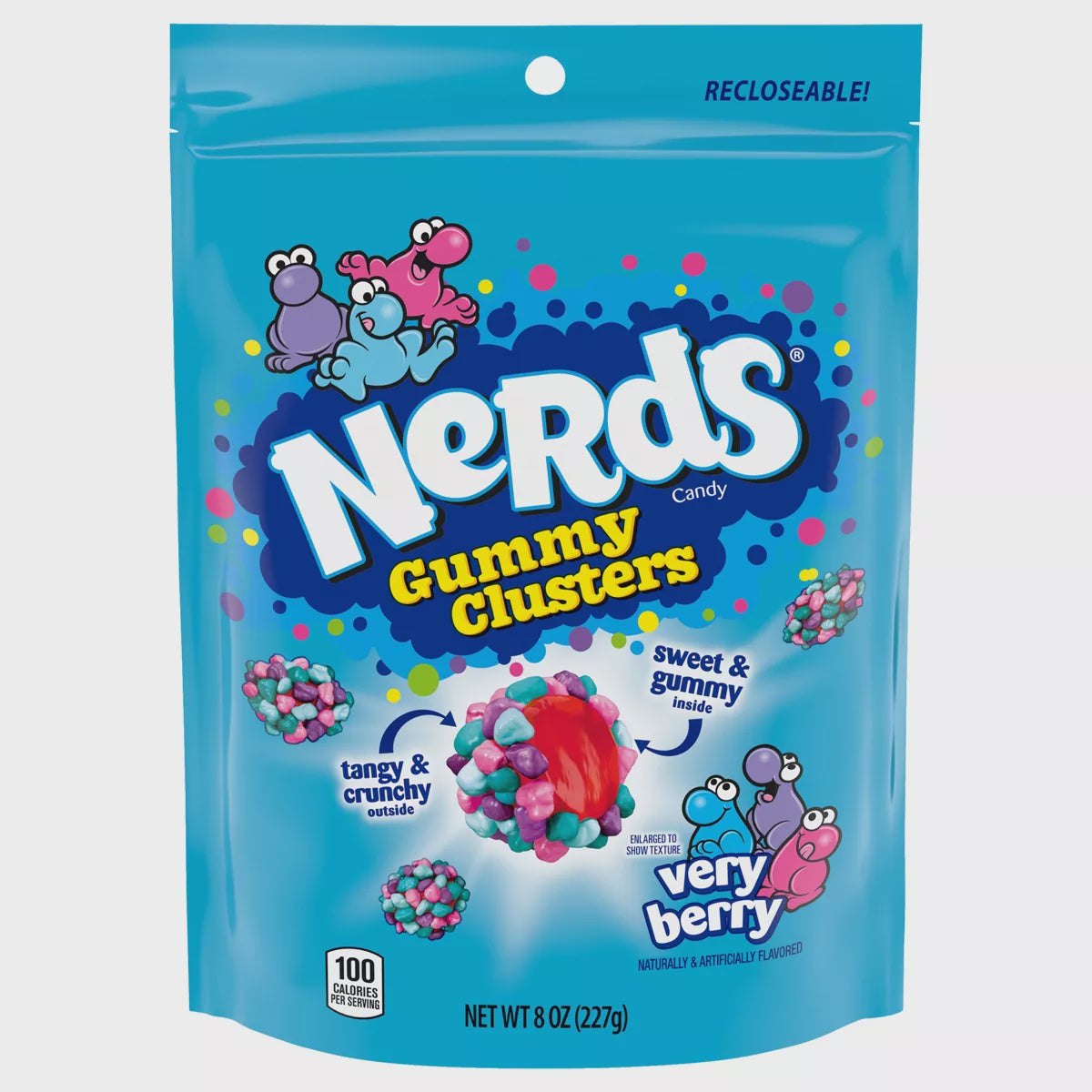 Nerds Gummy Clusters Candy, Very Berry 8oz