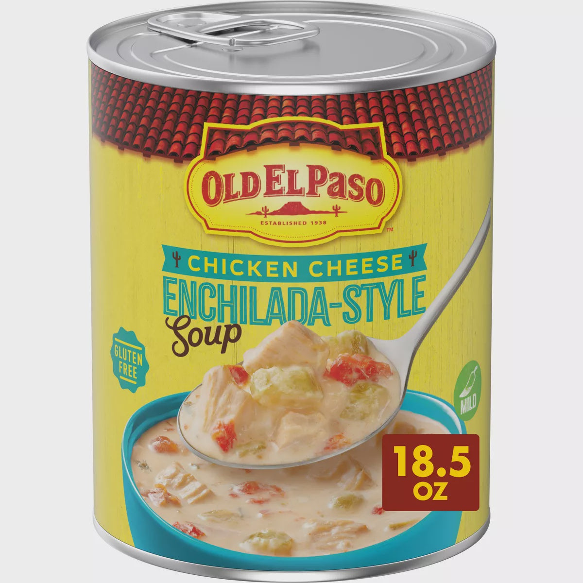 Old El Paso Chicken Cheese Enchilada-Style Soup, Mild, 18.5oz