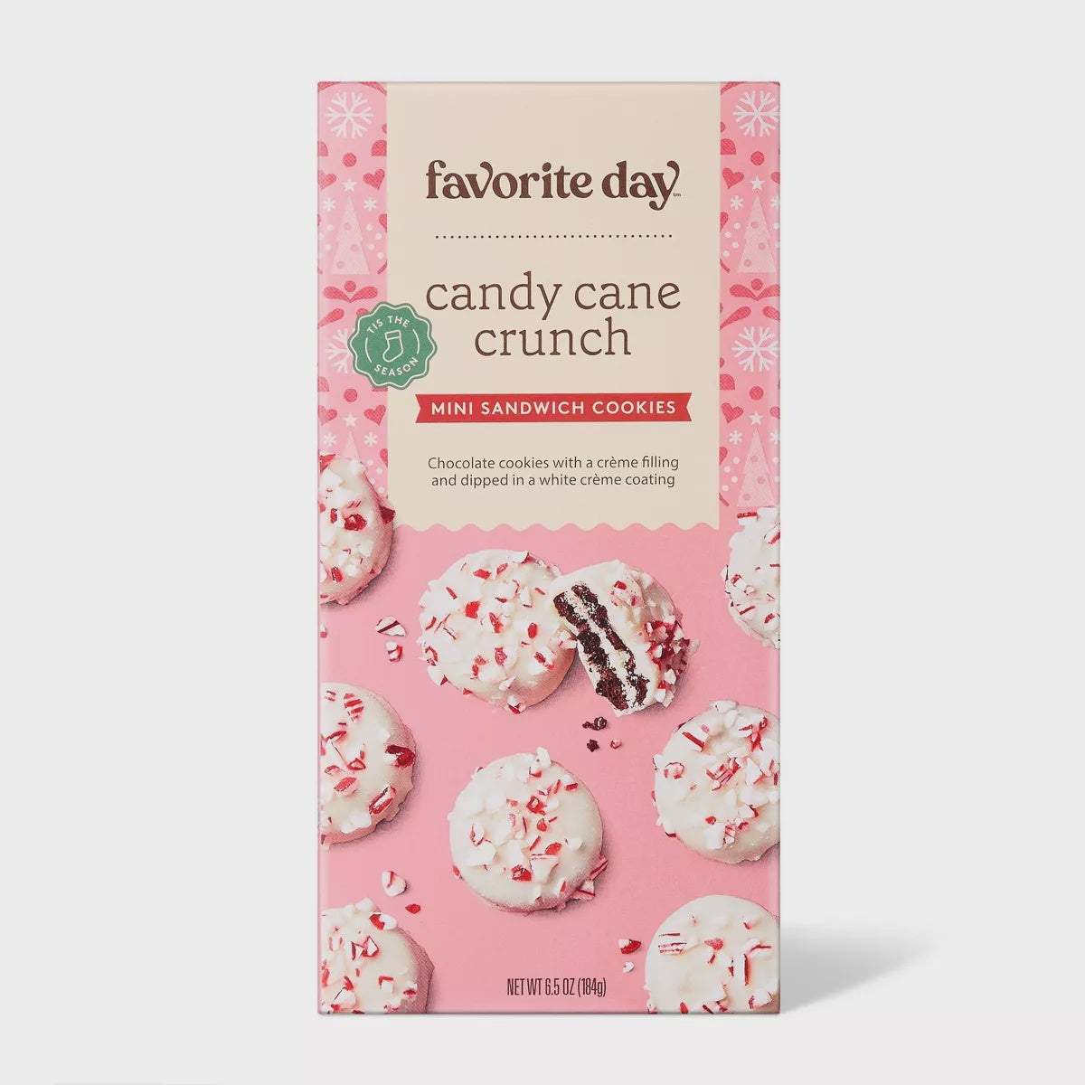 Favorite Day Cookies, Christmas Candy Cane Crunch Mini Sandwich,  7oz