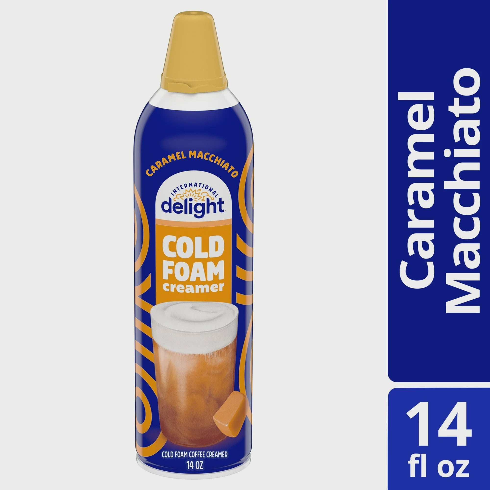 International Delight Cold Foam Creamer, Caramel Macchiato, 14oz