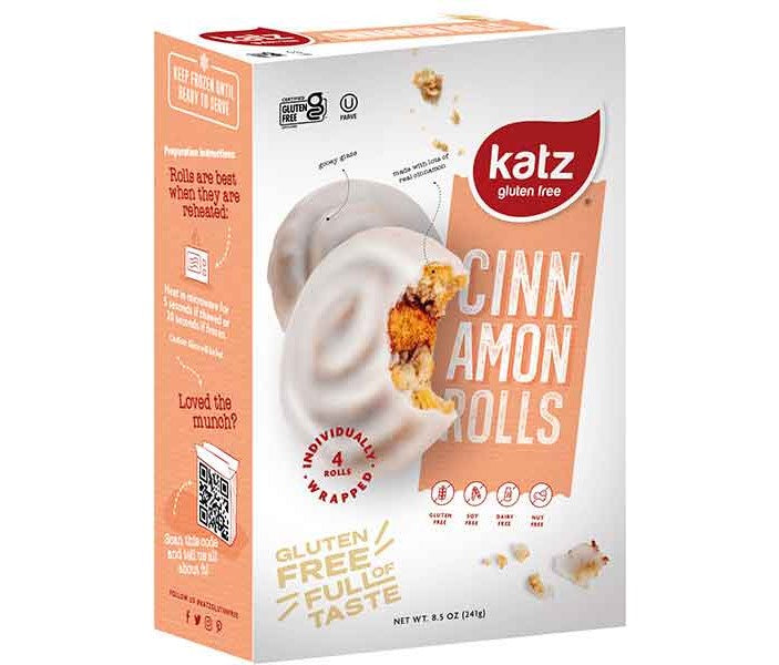 Katz GF Cinnamon Rolls, 4 ct (8.5 oz)