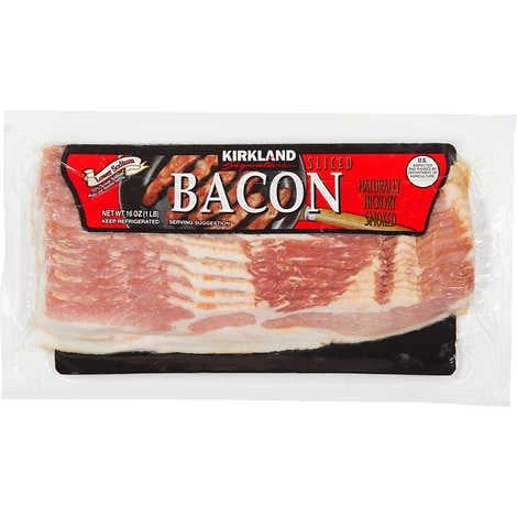 Kirkland Bacon, Naturally Hickory Smoked, Lower Sodium, 16 oz