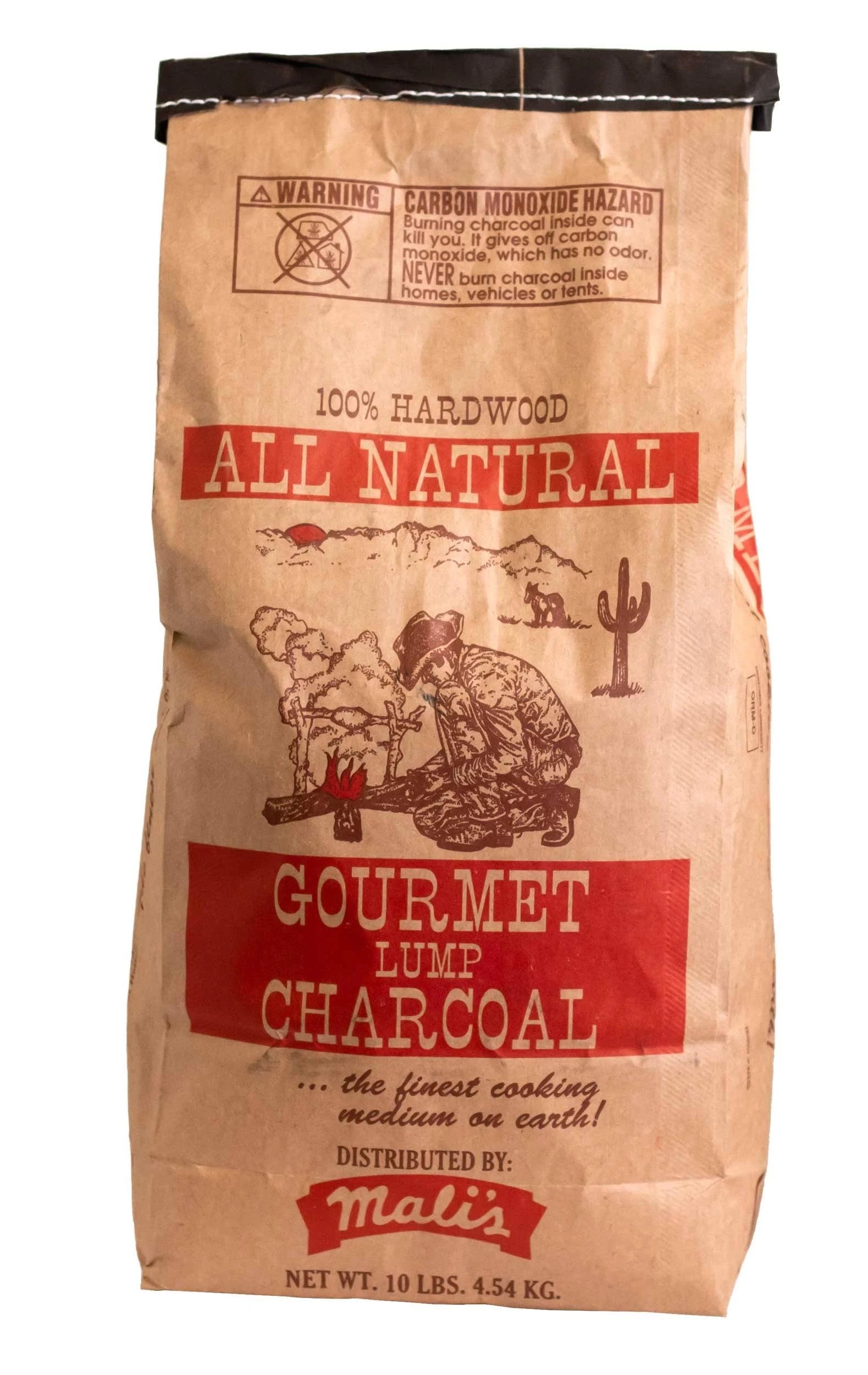 Mali's Gourmet Lump Charcoal, 10lbs