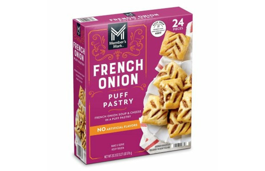 Member's Mark French Onion Puff Pastry, 24 ct