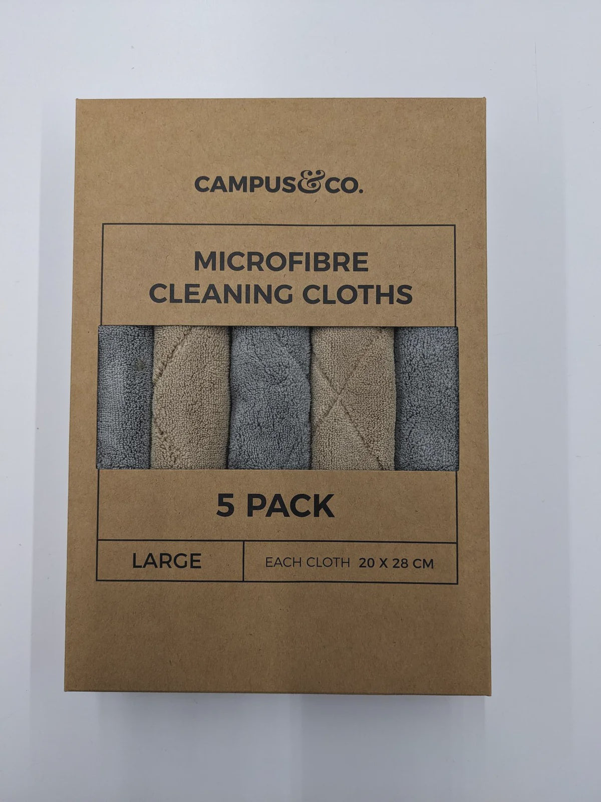 Campus & Co Microfiber Cloths 5pk