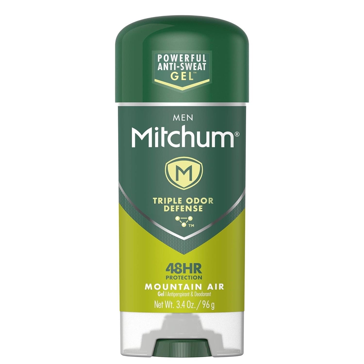 Mitchum Triple Odor Defense Anti-Sweat Gel - Mountain Air, 3.4 oz