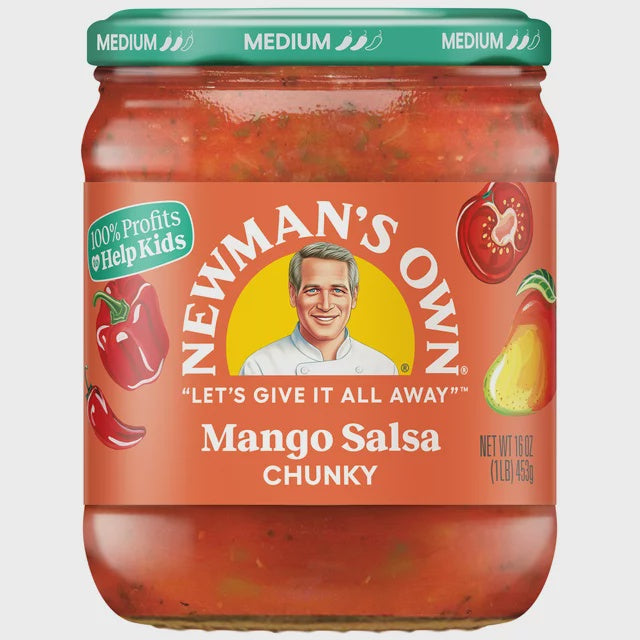 Newman's Own Mango Salsa Chunky, 16oz