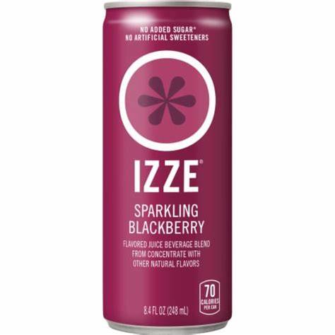 Izze, Sparkling Juice, Blackberry, 8.4fl oz