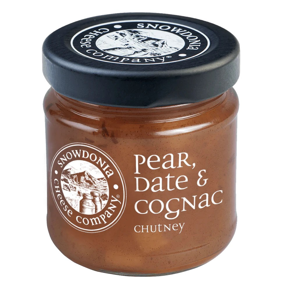 Snowdonia Chutney,  Pear, Date & Cognac, 4oz