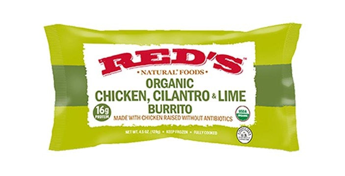 Red's Chicken Cilantro & Lime Burrito 1ct, 4.5oz