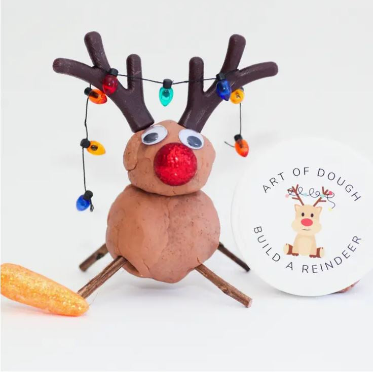 Art of Dough, Build A Reindeer Sensory Jar