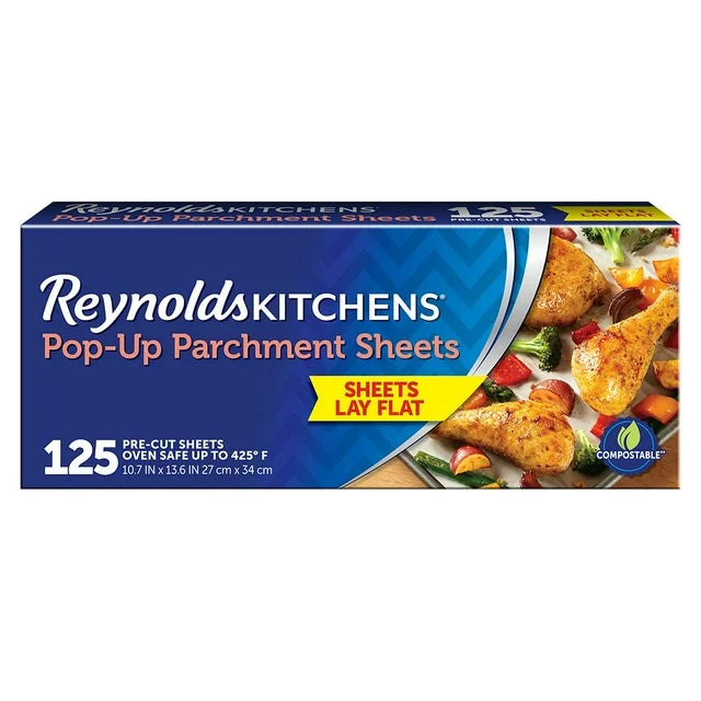 Reynolds Parchment Pop-Up Sheets 10.7"x13.6" 125ct