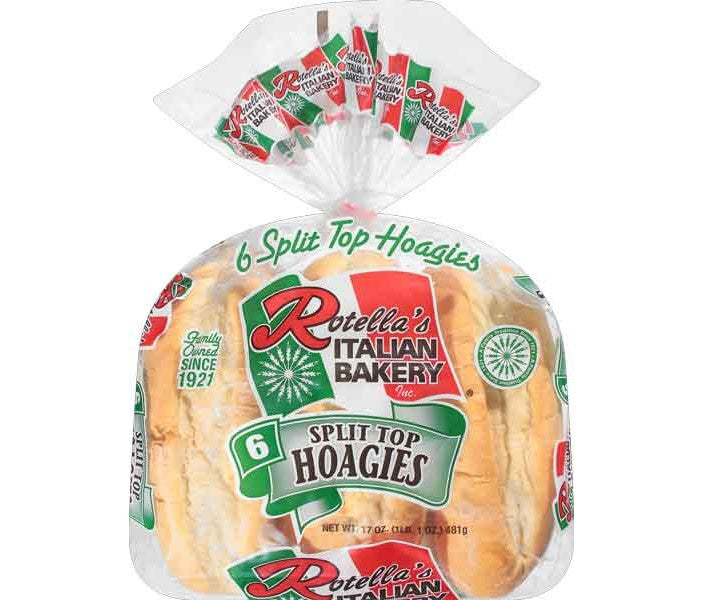 Rotella Bakery Hoagie Rolls - 6", 6 ct