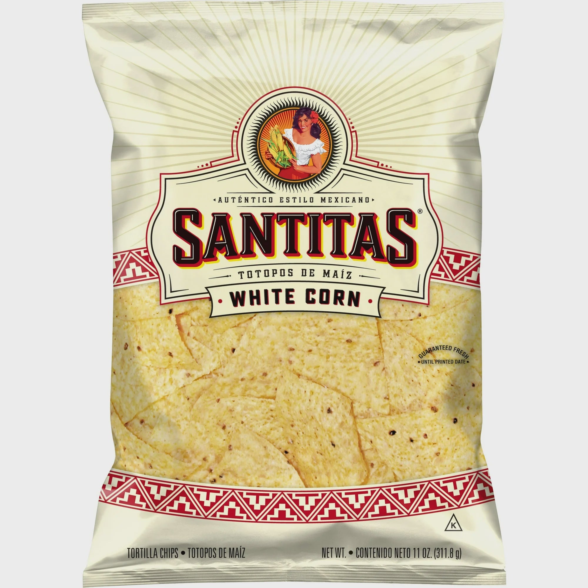 Santitas White Corn Tortilla Chips, 11oz