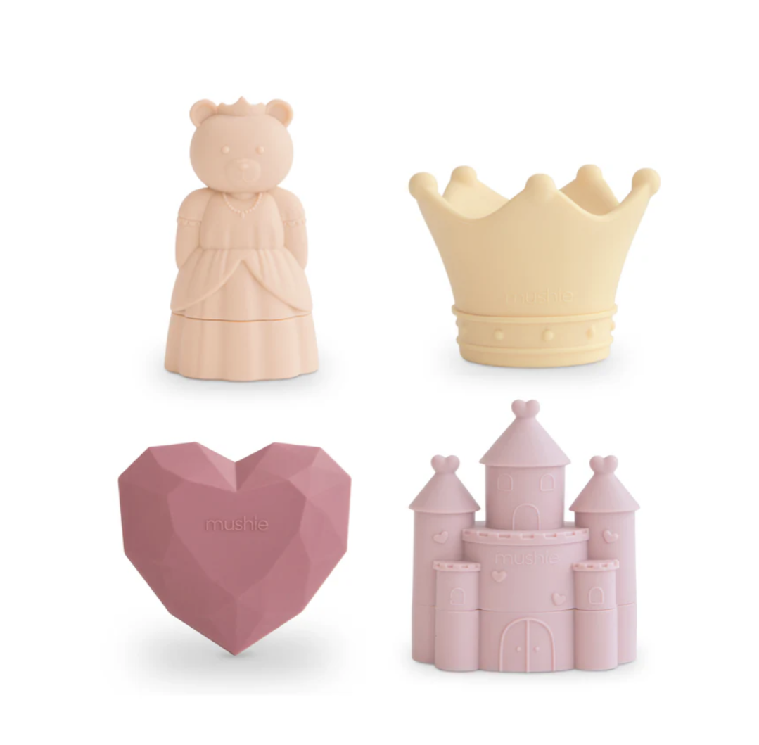 Mushie princess mold free bath play set