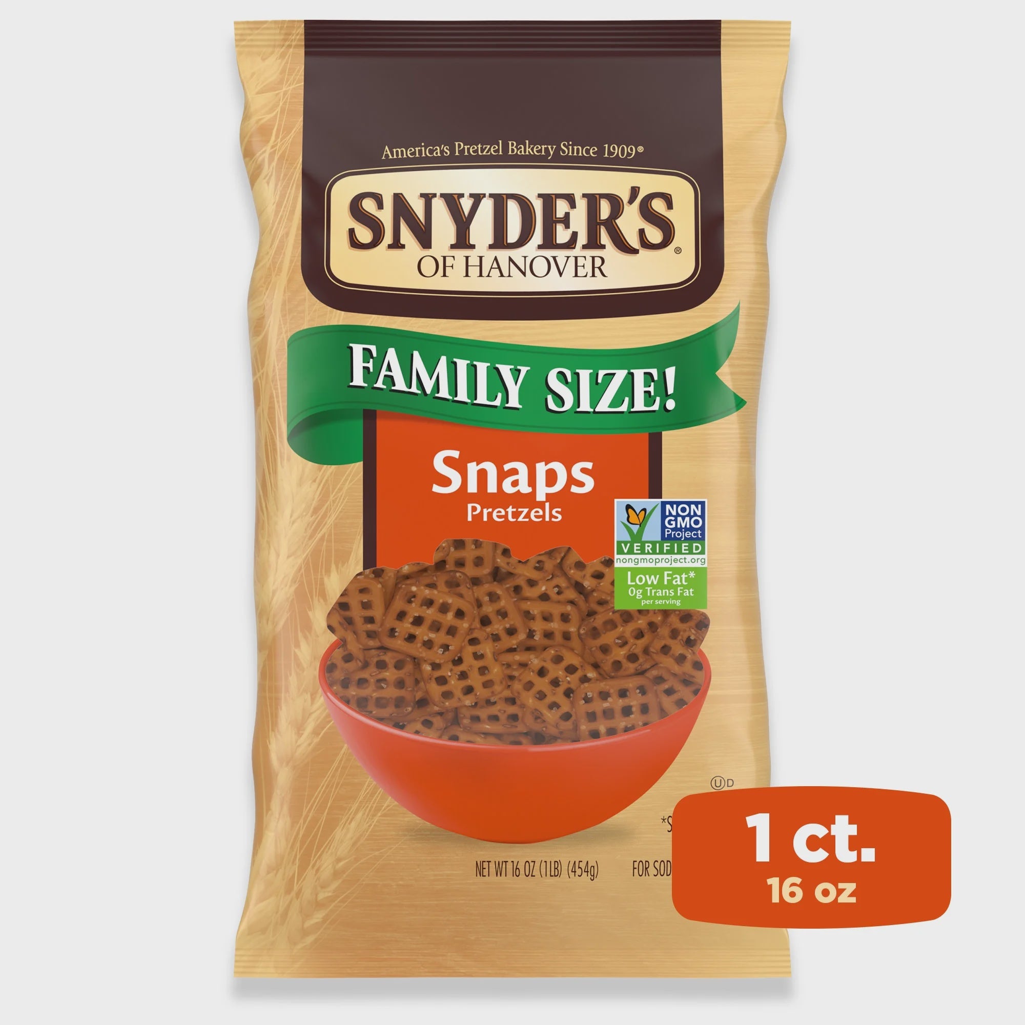 Snyder's Pretzel Snaps, 16oz