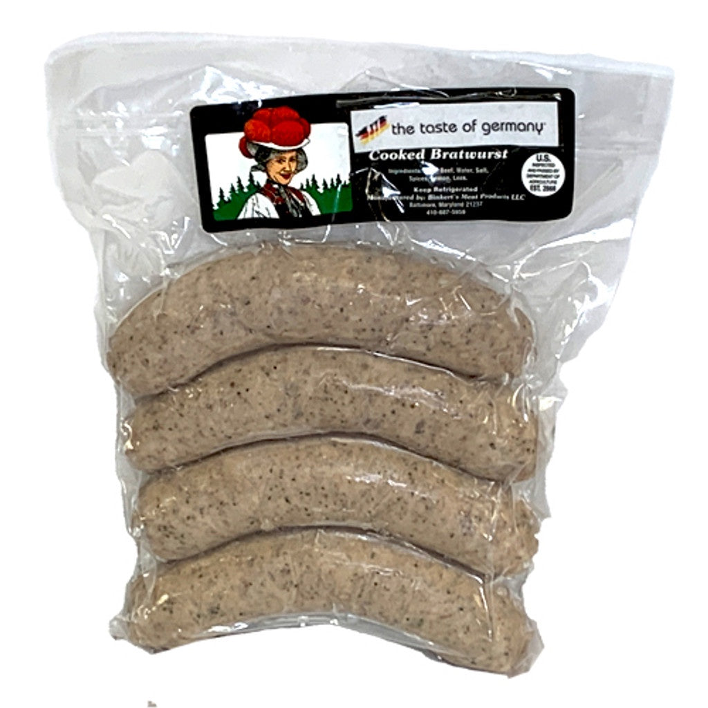 Binkert's Bratwurst Sausage, Cooked, 1 lb