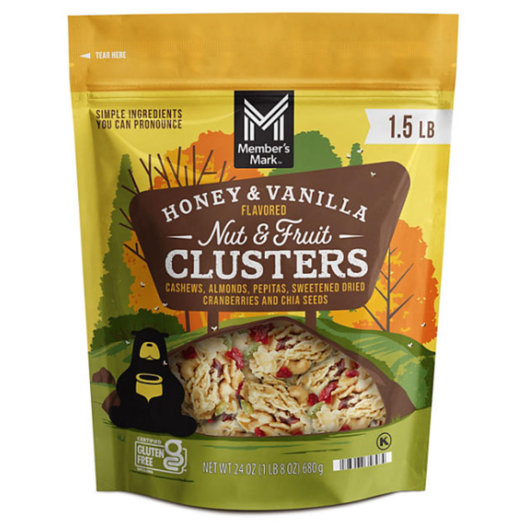 Member's Mark Honey Vanilla Nut & Fruit Clusters 24oz