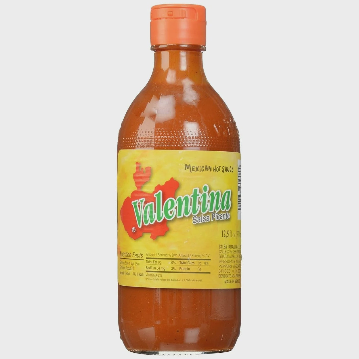 Valentina Salsa Picante Mexican Hot Sauce, 12.5 fl oz