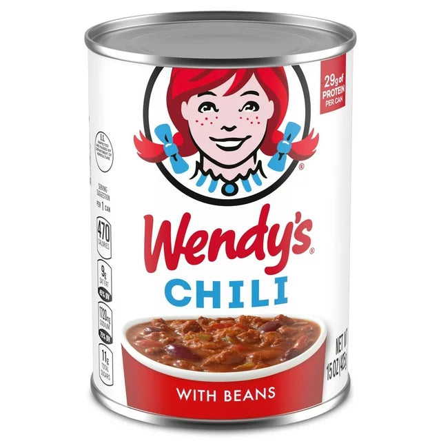 Wendy's Chili With Beans, 15oz