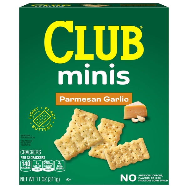 Kellogg's Club Crackers, Minis, Parmesan Garlic 11oz