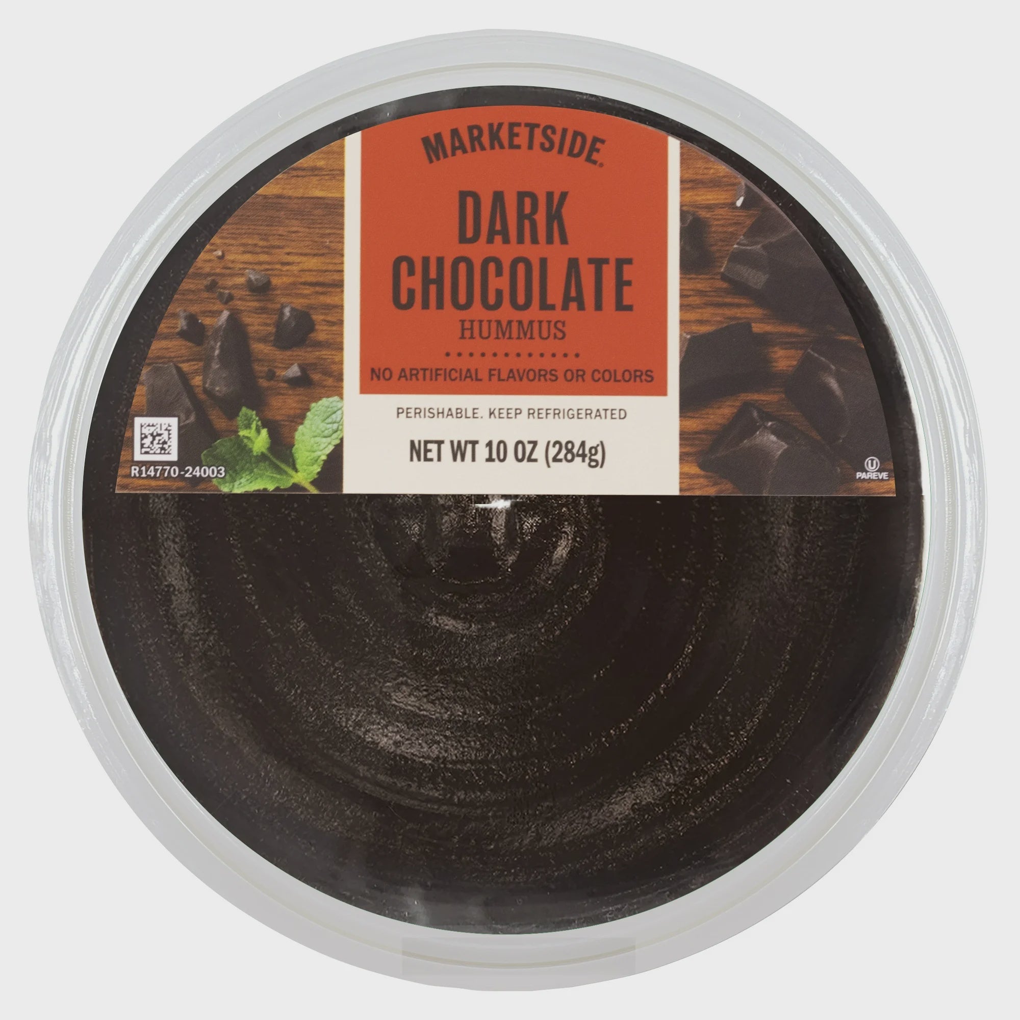 Marketside Hummus, Dark Chocolate, 10oz