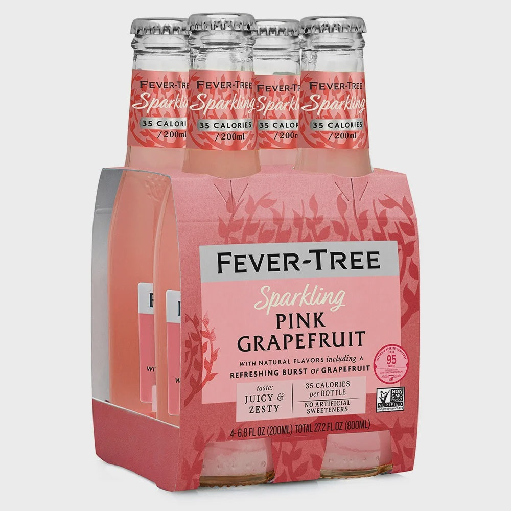 Fever-Tree Pink Grapefruit Sparkling 6.8oz, 4pk