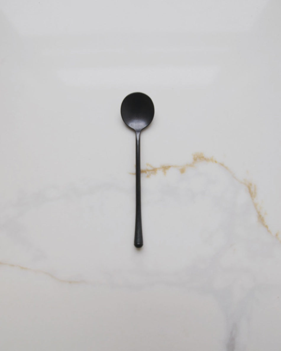 Fodory, Modern Matte Spoon, Black