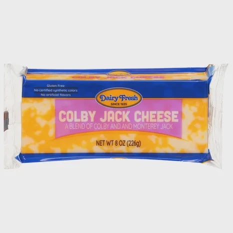 Dairy Fresh Colby Jack Cheese Bar, 8oz