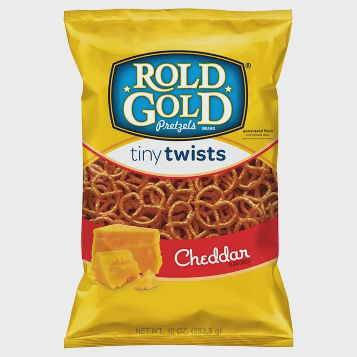 Rold Gold Pretzels, Tiny Twists, Cheddar, 10 oz