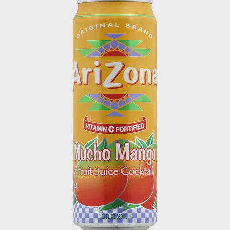 Arizona Fruit Juice, Mucho Mango, 22 oz