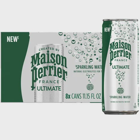 Maison Perrier France Ultimate Sparkling Water, 11.15oz/8ct