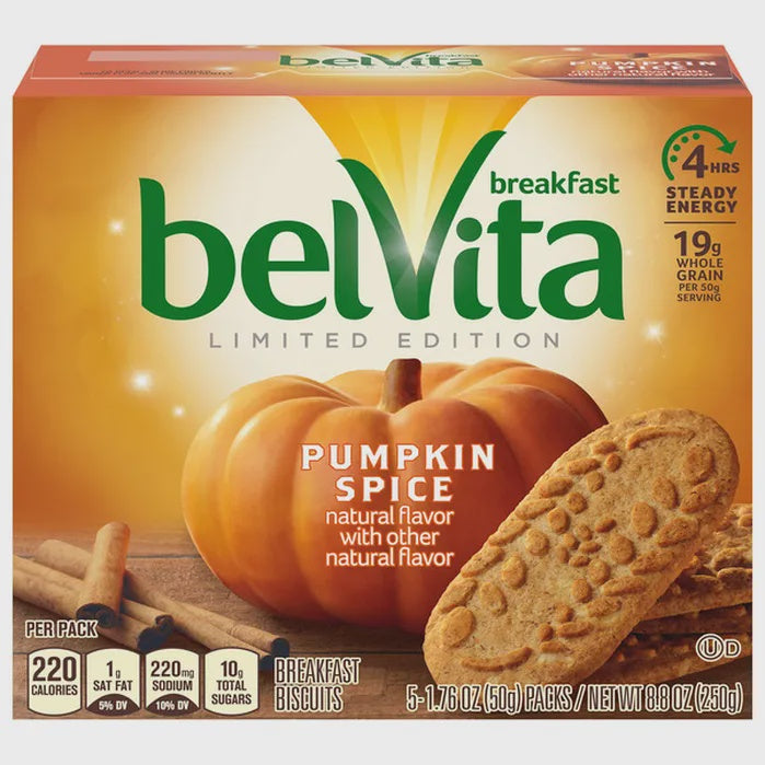 Belvita Biscuits, Pumpkin Spice 5ct