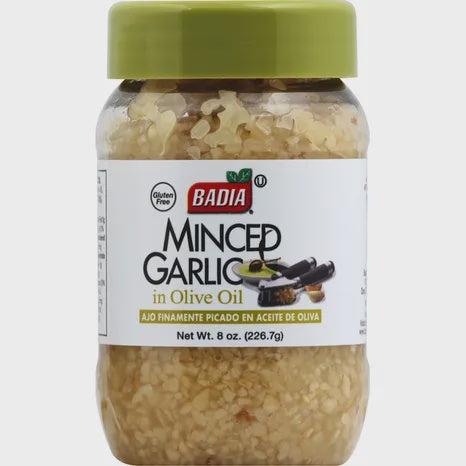 Badia Minced Garlic in Olive Oil, 8 oz