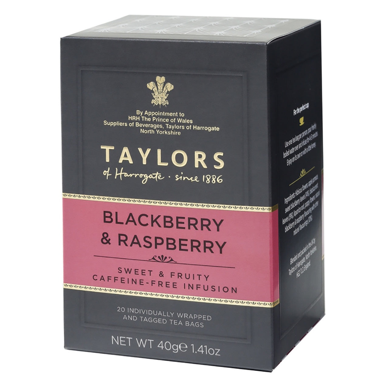 Taylors of Harrogate, Raspberry Blackberry Tea, 20 bags