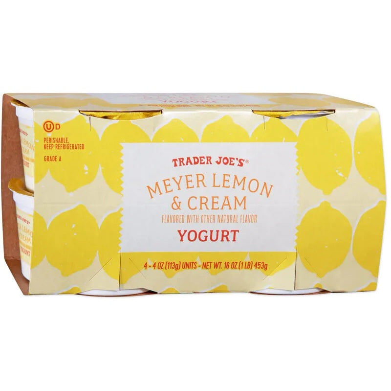 Yogurt Cups, Meyer Lemon & Cream Yogurt 4ct