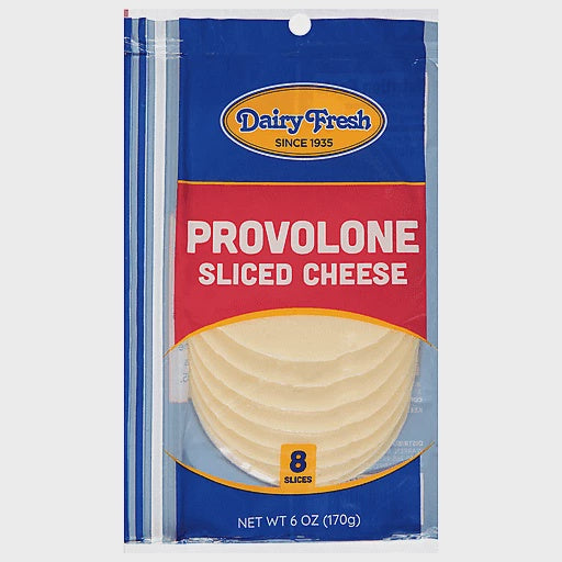 Dairy Fresh Provolone Slices, 6oz