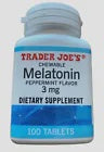 Melatonin Chewable, Peppermint 3mg 100ct