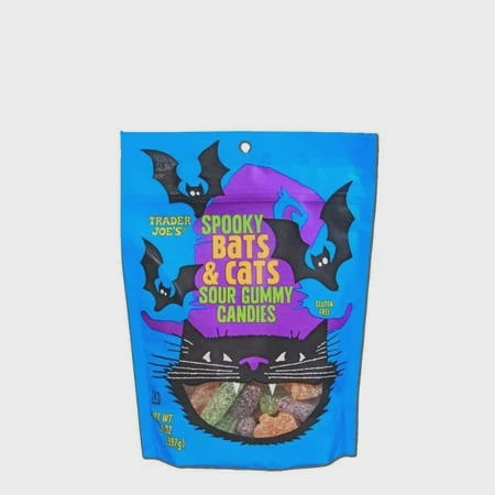 Spooky Cats & Bats Sour Gummy Candies, 14oz