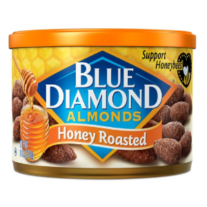 Blue Diamond Almonds, Honey Roasted, 6 Oz