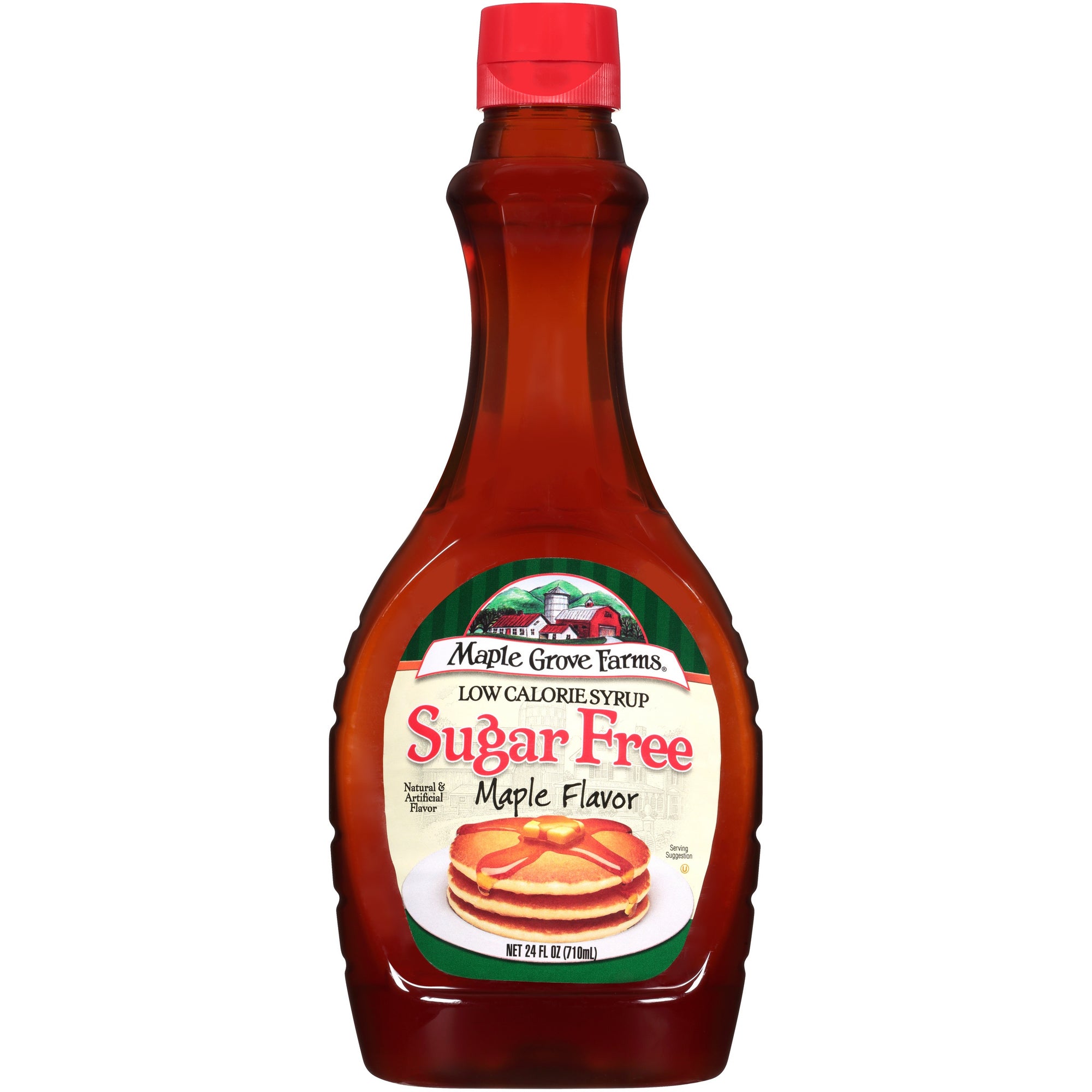 Maple Grove Farms Low Calorie Syrup, Sugar Free, Maple Flavor, 24 fl oz