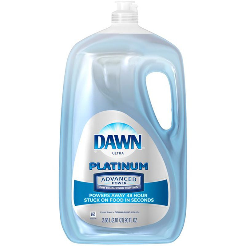 Dawn Dish Soap, Platinum, Advanced Power, 90 fl oz