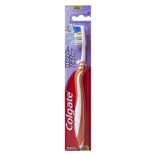 Colgate Toothbrush, Adult, Wave Zig Zag Deep Clean Medium 1 ct