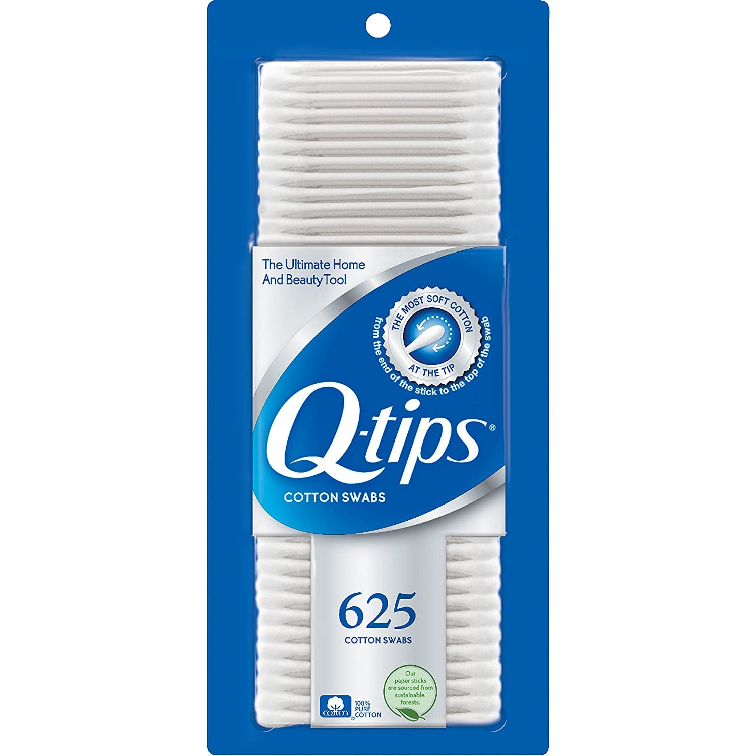 Q-Tips Cotton Swabs 625 ct