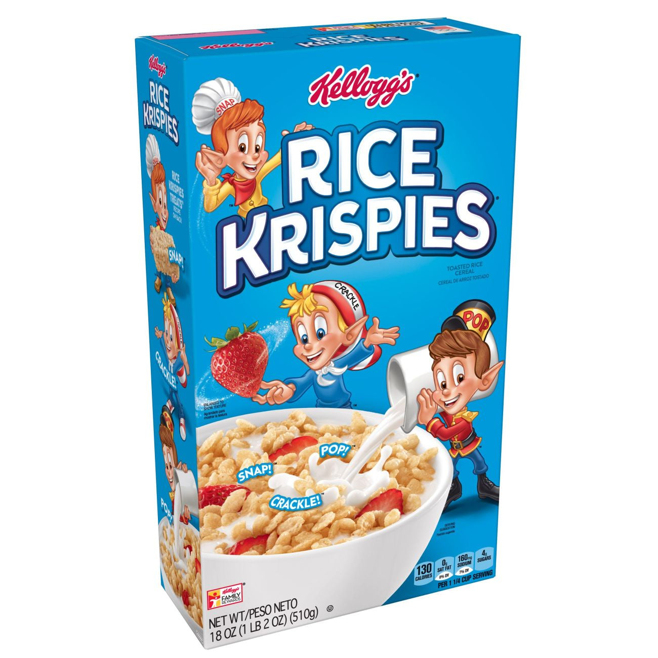 Kellogg's Rice Krispies Cereal, 18oz