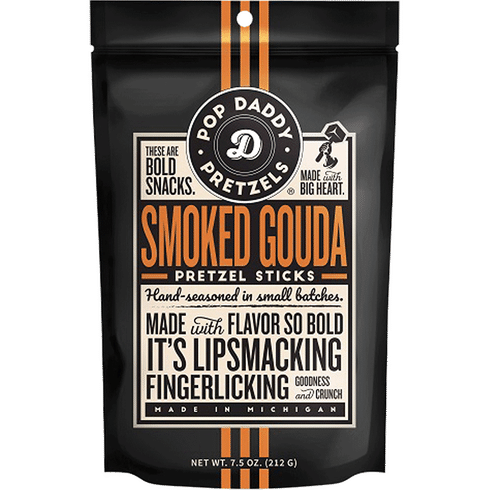 Pop Daddy Pretzels, Smoked Gouda, 7.5 oz