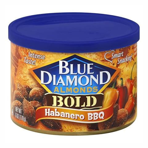 Blue Diamond Almonds, Habanero BBQ, 6 Oz